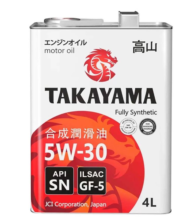 Takayama 5w30 SN/GF-5 4л металл