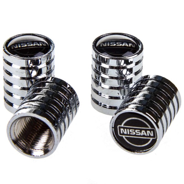 Колпачок на вентиль металл SW c эмблемой Nissan 4 шт
