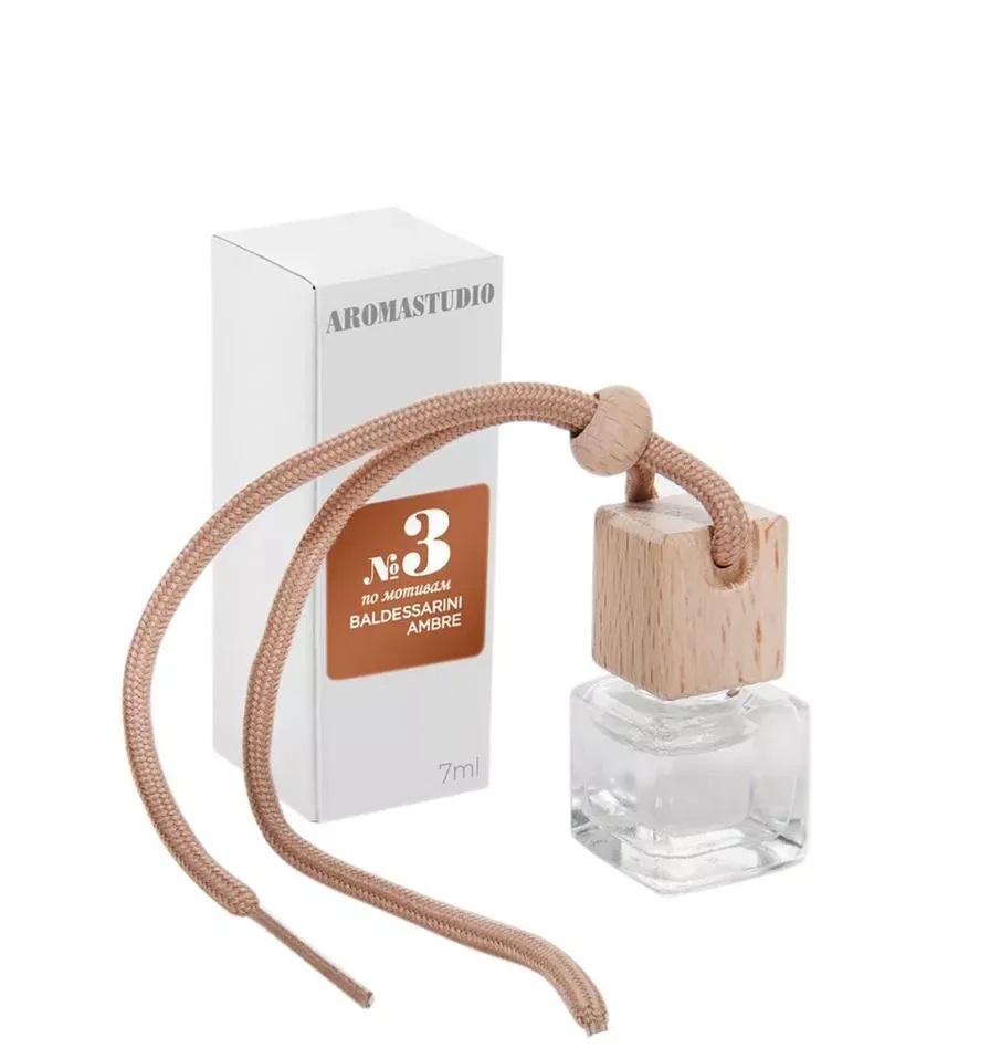 Ароматизатор  АРОМАСТУДИЯ №3 Baldessarini Парфюм жидкий подвесной Россия 7мл