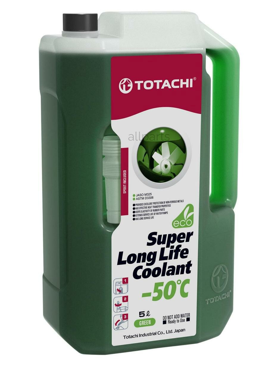 Антифриз TOTACHI  Super LLC -50°C Green 5л