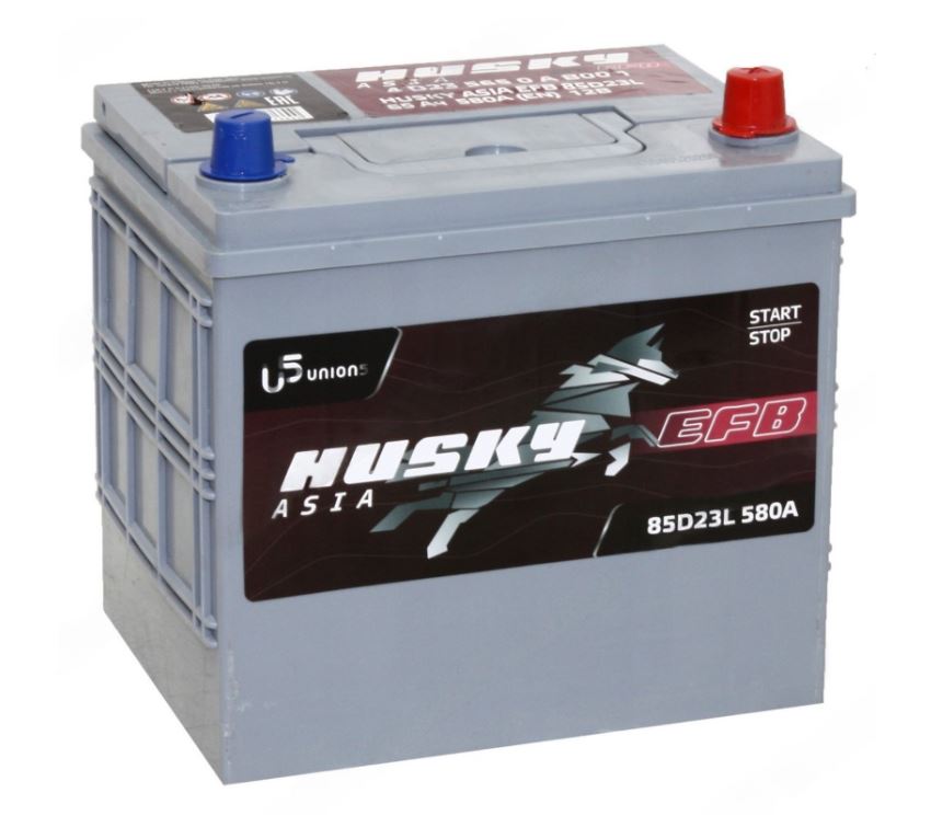 Аккумулятор HUSKY EFB Asia 85D23L (65) обр. п.