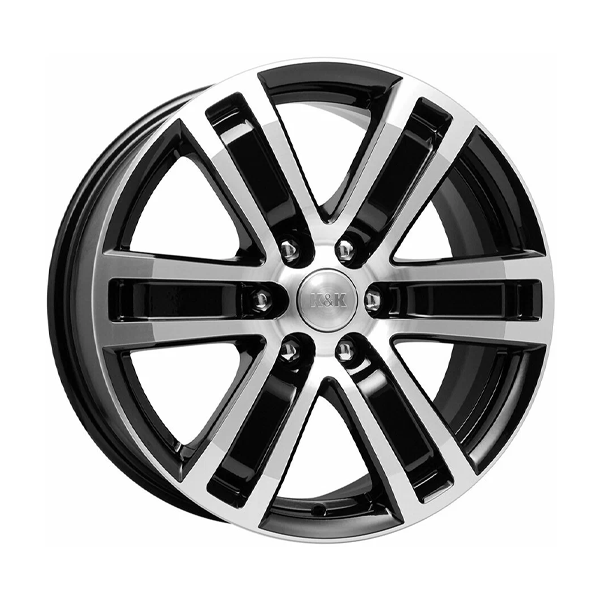 диски КиК R7-РОЛЬФ 7,5x17 6x139.7 106,1 30 алмаз черный